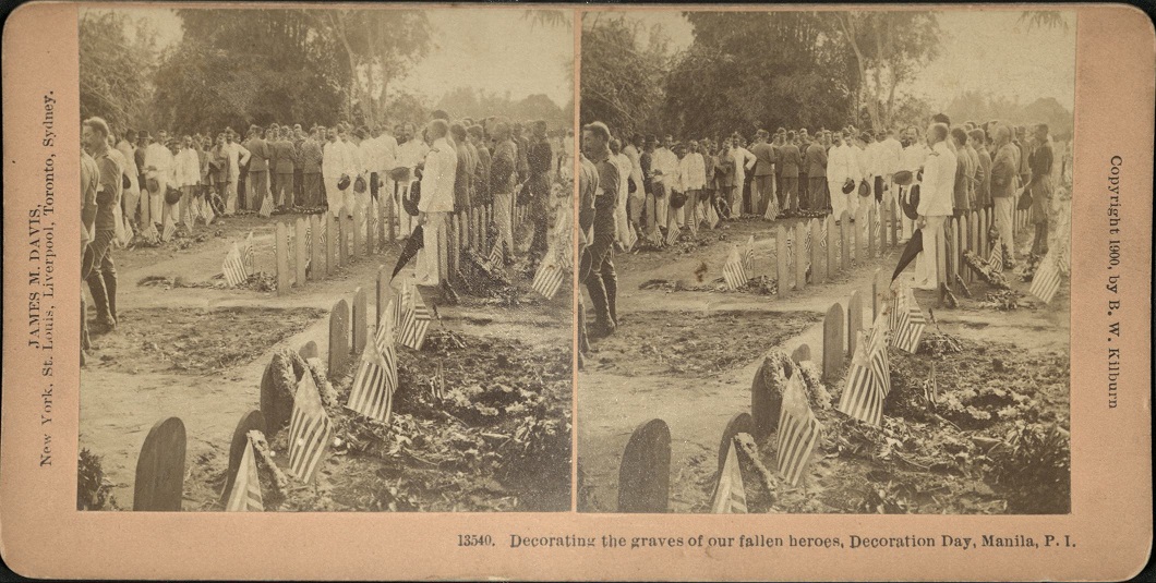 Decorating the graves of our fallen heroes, Decoration Day, Manila, P. I.